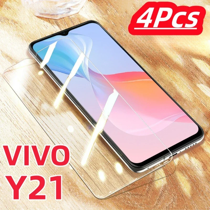 Verre protecteur d'écran pour Vivo, Film en verre Guatemala, Y21s, Y21, Y21t, Y21e, Y21a, Y21G, 2-4 pièces par lot