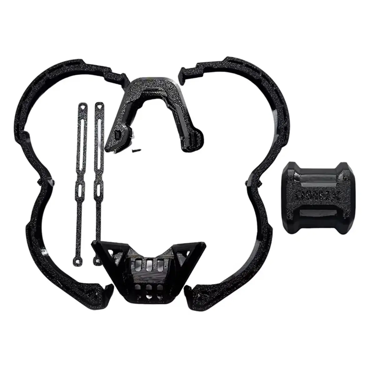Summer sale- Protector Kit for Neo2 Anti-Collision Bumper Bar Propeller Guard Ring 3D Printed Antenna Cover Black