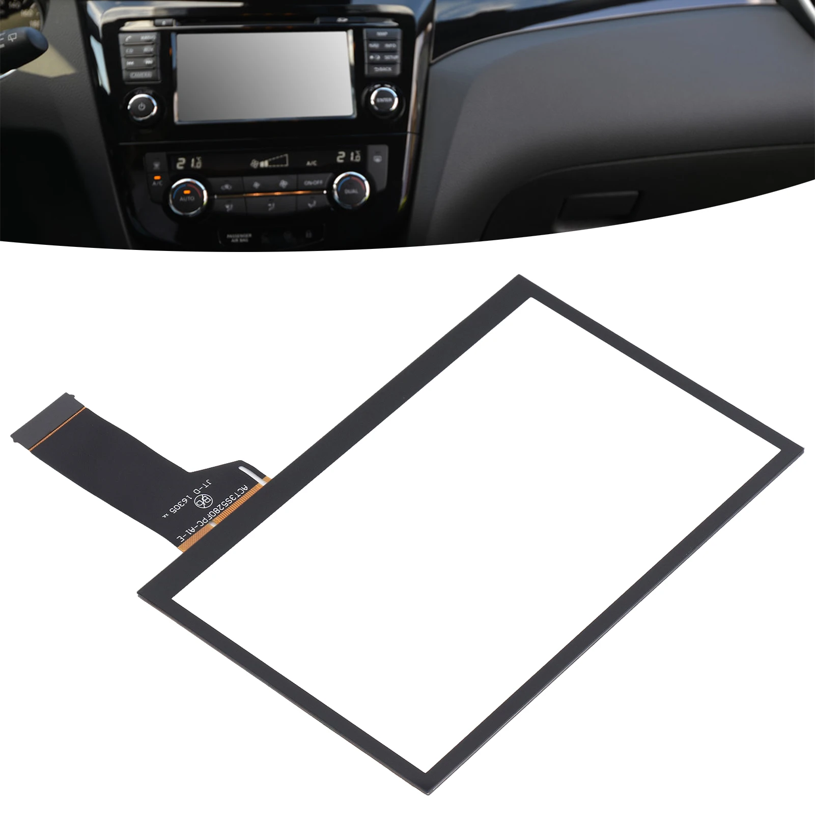 

Car LCD Touch Screen Digitizer TDO‑WVGA0633F00039 CD DVD Replacement for MIB Acrylic TDO‑WVGA0633F00045