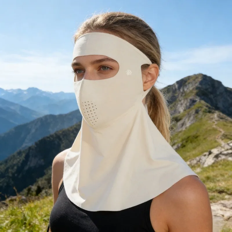 

1-8 шт. 2026 Универсальная маска из ледяного шелка для защиты от солнца, полнолицевая, UPF50, анти-УФ, дышащий шарф для шеи, для велоспорта, активного отдыха, летние аксессуары