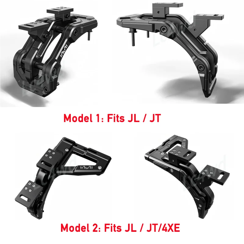 LC4WD 4x4 Accessories IRURI Series Aluminum A-Pillar Light Mount Bracket 2 Pcs For Jeep Wrangler JL /JT/4xe 2018-2026