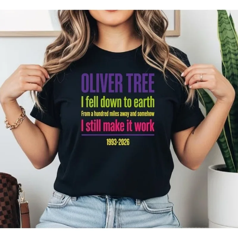 Oliver Tree Merch T-shirt Men Short Sleeve Tee Unisex Tops Causal Clothes Female Y2K Tops