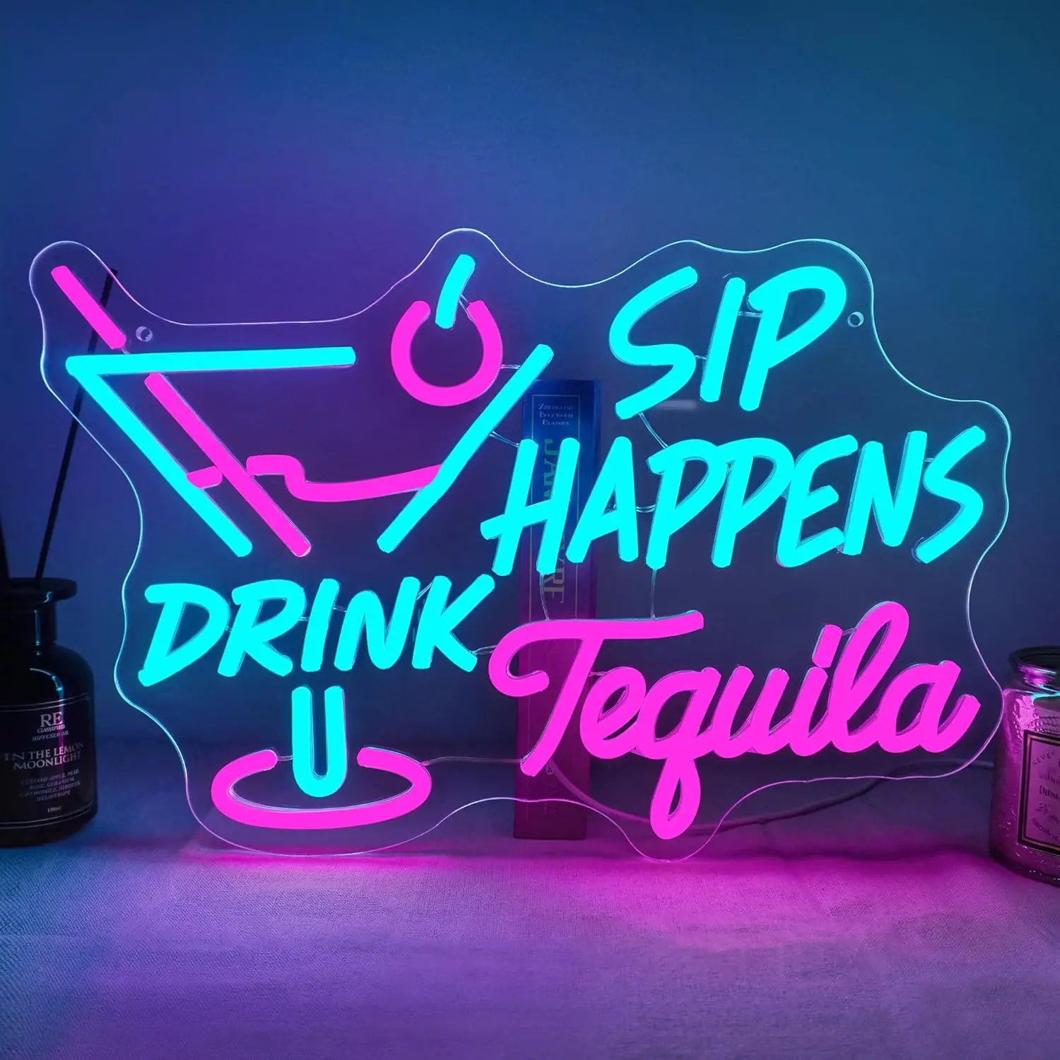 

Tequila Neon Sign USB Powered LED Neon Light for Bar Restaurant Bistro Club Party Decoration Gift Business Art Wall Light