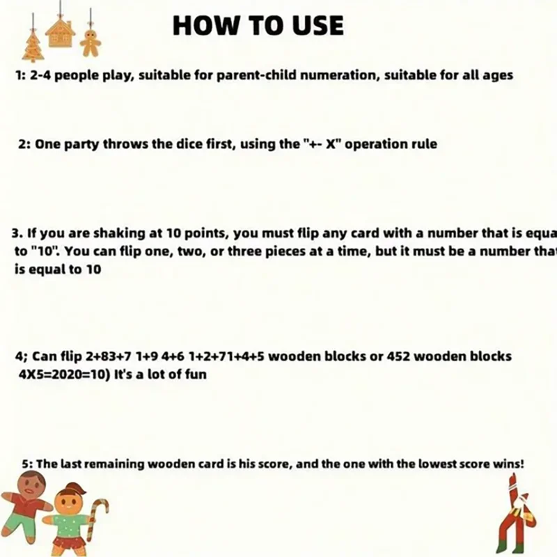 เกมกระดานไม้คลาสสิก 4 ด้านพร้อมลูกเต๋า 2 ลูกและคําแนะนําปิดกล่องรุ่นโต๊ะคลาสสิกและเกมกระดานผับ