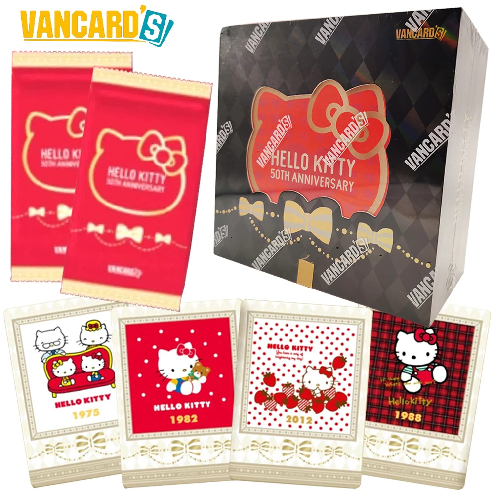 

VANCARD'S Soul Original Hello Kitty Collection Card Child's Christmas Gift Cute Cartoon Star Creative Art Stamp Theme Card Toy