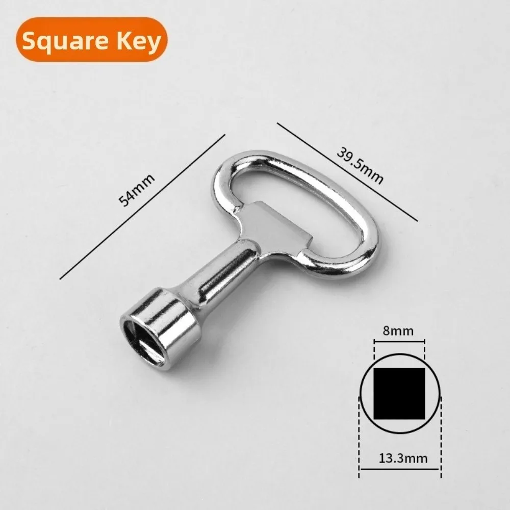 Alloy Material Triangle Wrench Durable Triangular Key Multi-purpose Wrench Vent Key Design Straight Key Wrench