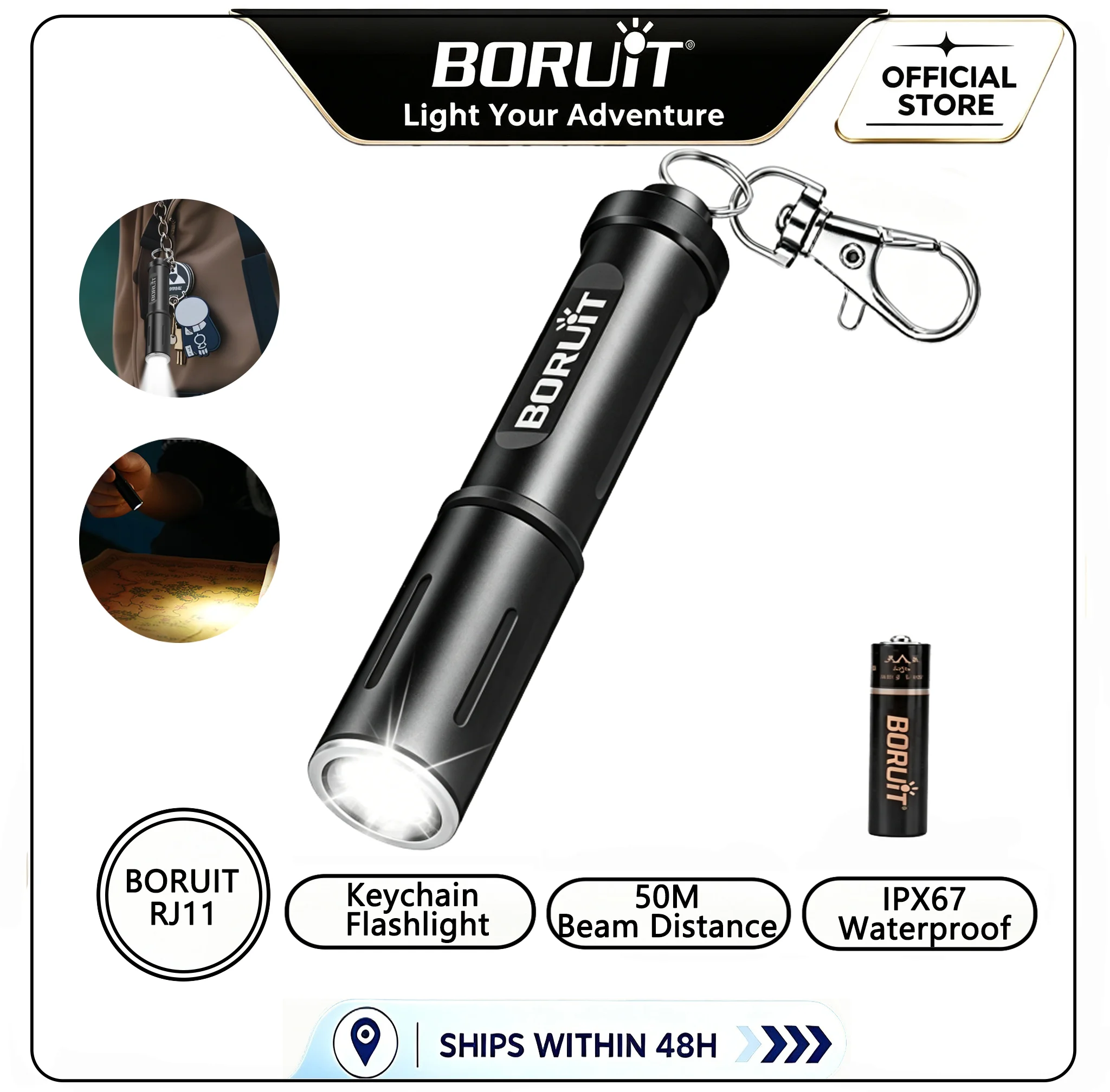 boruit-rj11-mini-chaveiro-edc-lanterna-led-120lm-ip67-tocha-a-prova-d'agua-alimentada-por-bateria-aaa-lanterna-de-acampamento