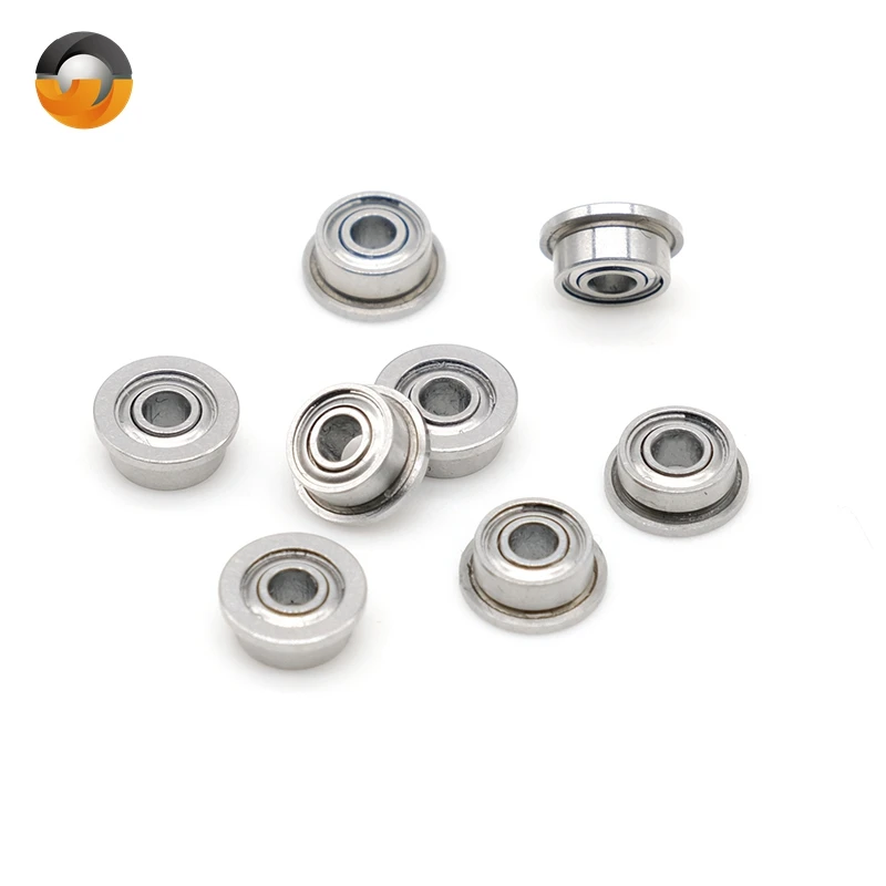 10 PCS F683ZZ 3x7x3 mm ABEC-7 High Precision Metal Shielded Flanged Ball Bearing