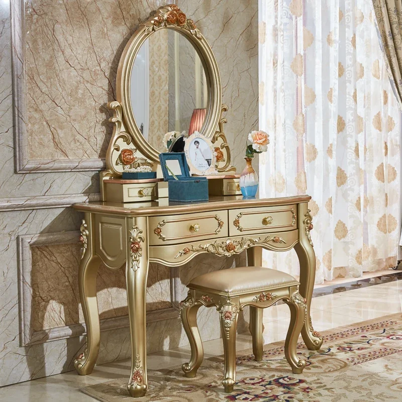 

Luxury Organizer Dressing table Nordic Women Storage Drawer Dresser Cabinet Modern Penteadeiras De Maquiagem Bedroom Furniture