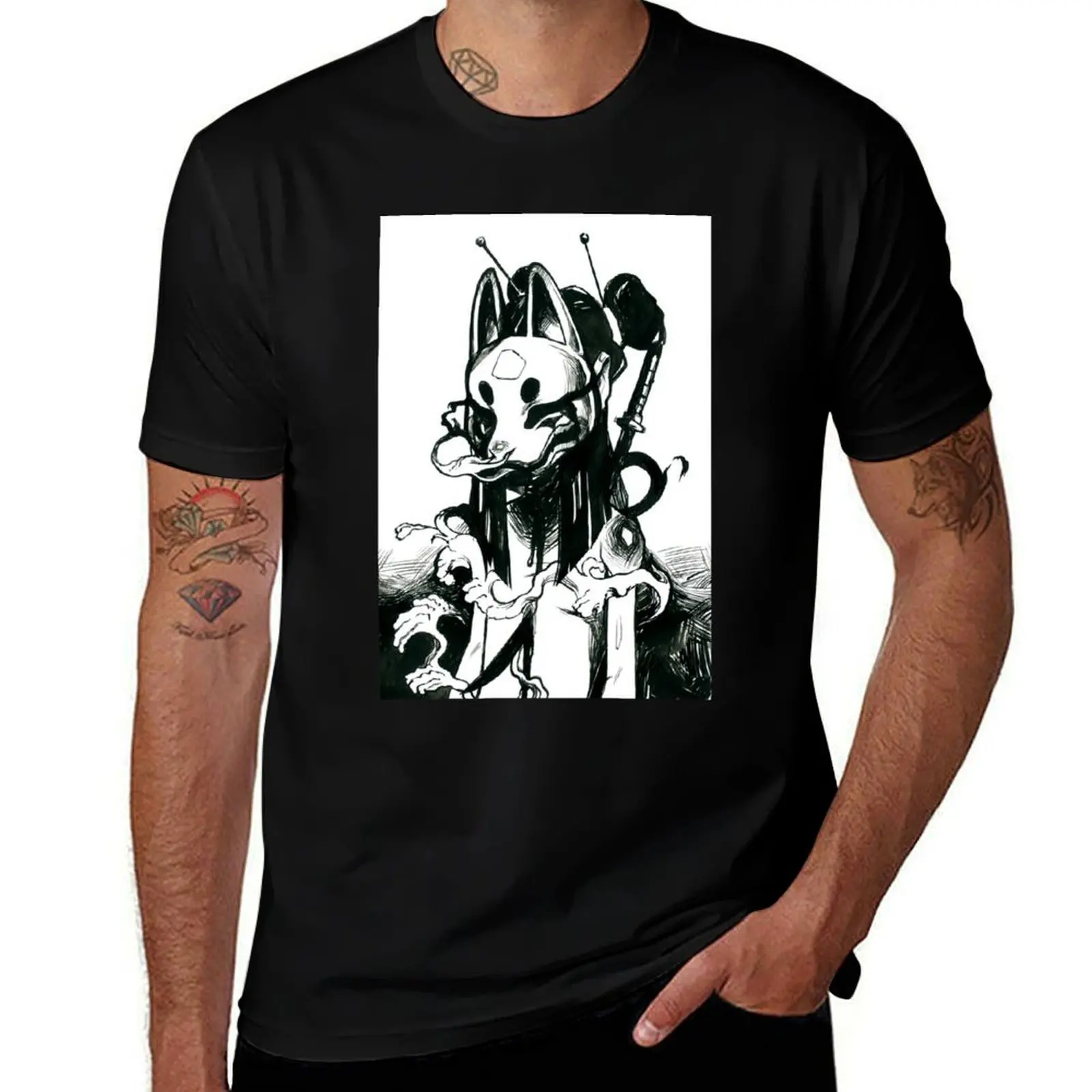 Inktober 4 - Impaled T-Shirt Summer Sports Quick Dry T-Shirt