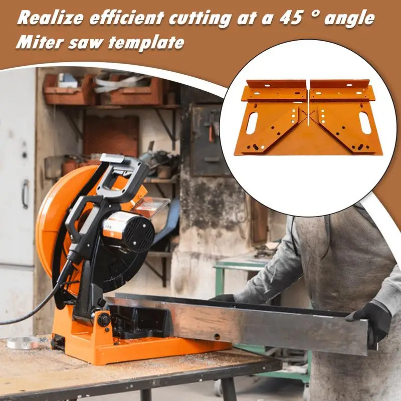 

Направляющая для резки торцовочной пилы 45-градусная направляющая для резки торцовочной пилы, аксессуары для отделки дверной оконной рамы с высокой точностью для деревообработки