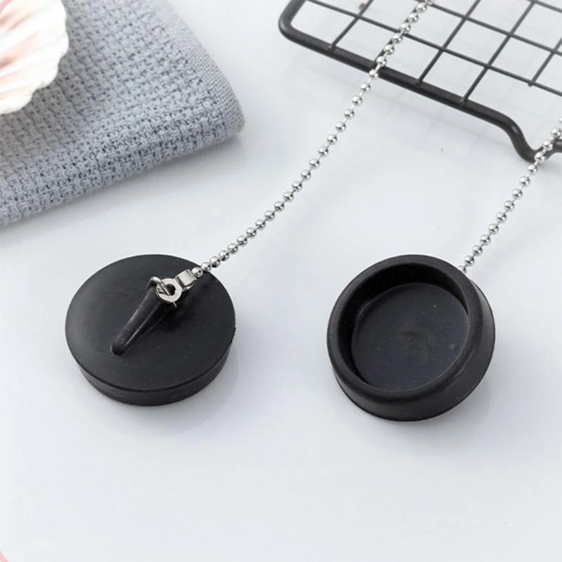 97qc wastafel pembuangan pembuangan drain drain tahan lama dengan stopper berdiameter 40mm cocok untuk dapur dan wastafel kamar