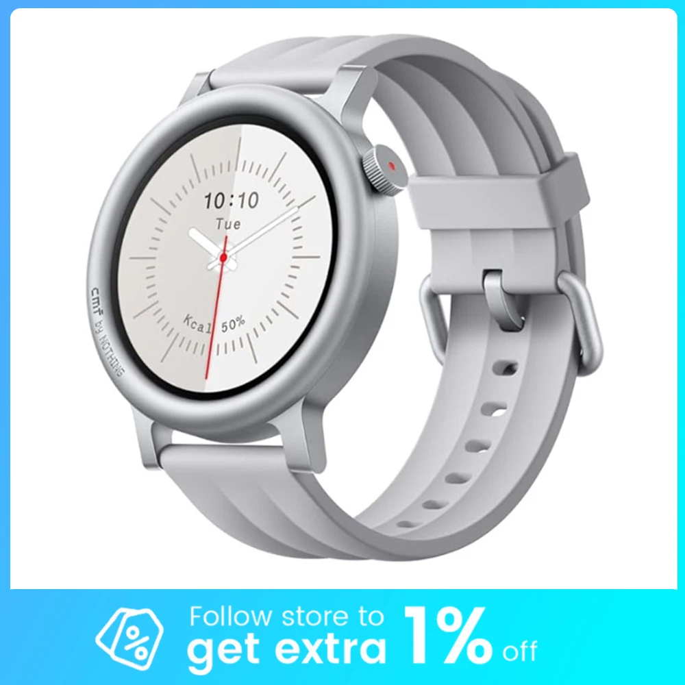 

CMF by Nothing Watch 3 Pro 1.43"AMOLED Screen Dual-Band GPS Bluetooth Call Blood Oxygen Monitor 131 Sports Modes Smartwatch