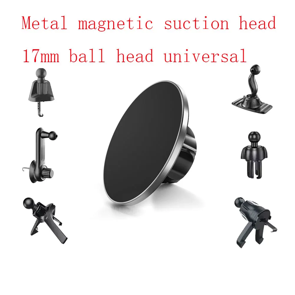 Für MagSafe Autohalterung Zubehör Universelle Magnetische Auto-Handyhalterung Teile Geeignet für 17mm Kugelkopf-Basis Magnethalterungen