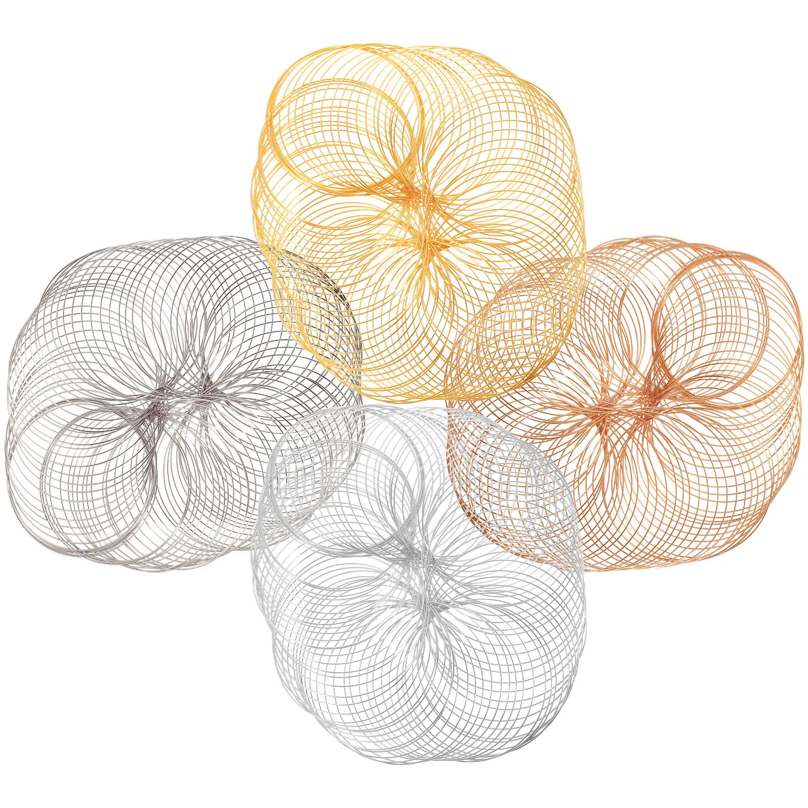 

4 Rolls Stainless Steel DIY Jewelry Wire for Necklace Bracelet Anklet Keychain Sweater Chain Dangle Crafting Supplies Handmade