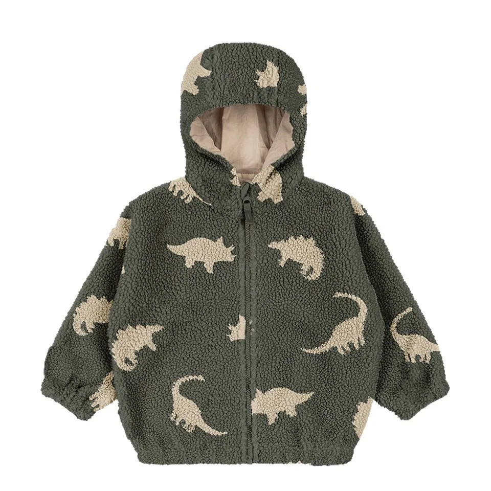 Children's Sports Set 25 A/W KS New Children's Hooded Sweatshirt Boys' Sweatshirt and Sweatpants Set Girls' Fleece Jacket