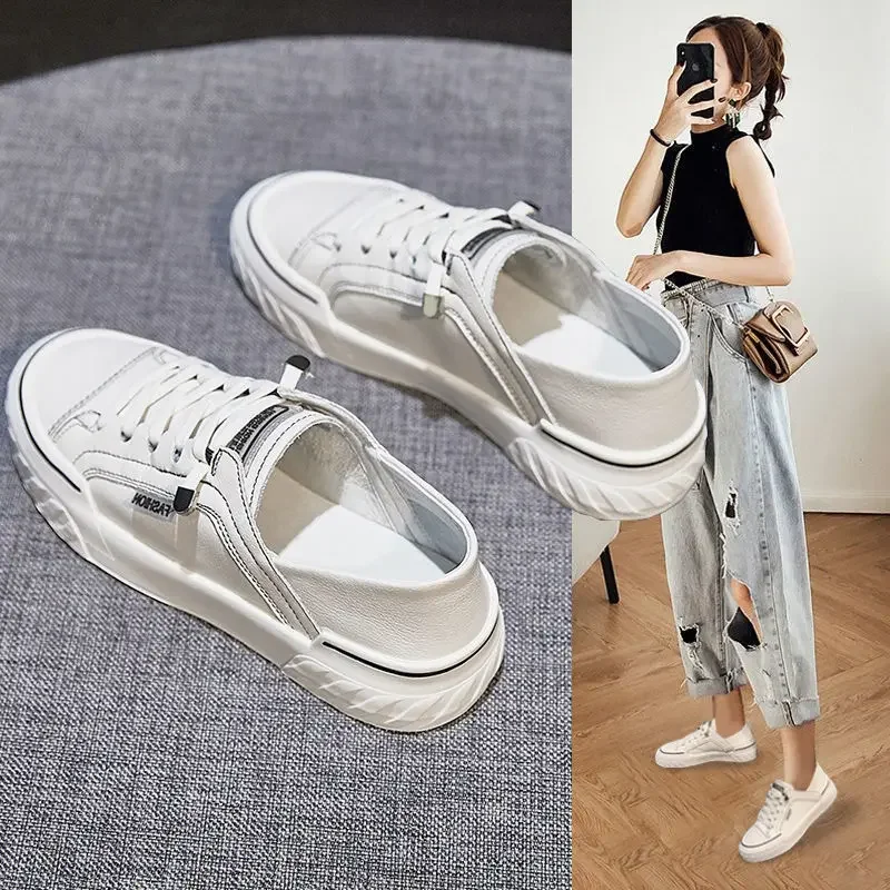 Canvas Lace Up Women Footwear Whit Ladies Shoes Flat Low Sale Spring Autumn Stylish Price Cotton New In Promotion Offers A