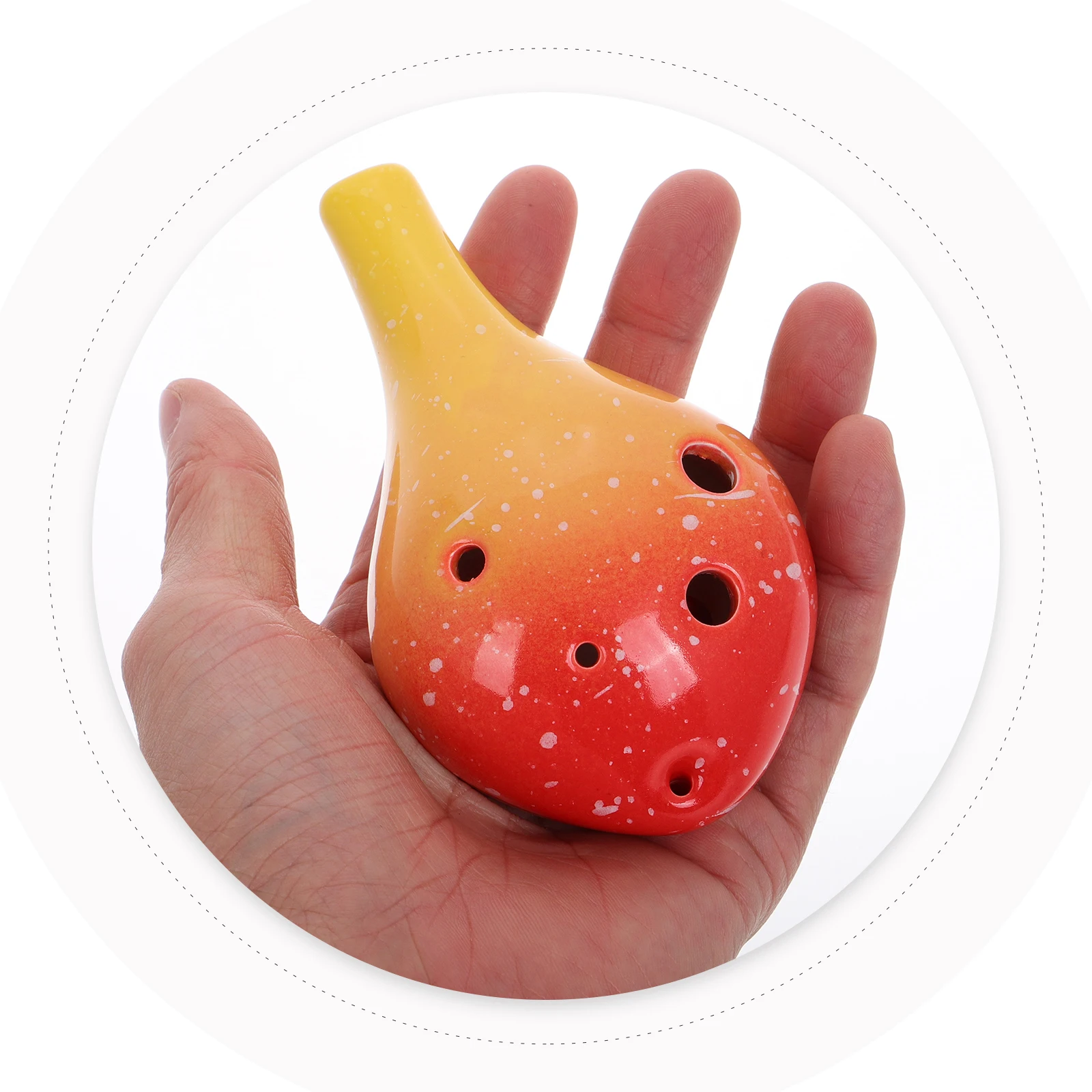 

Cute Ocarina for Home Ceramic Music Instrument Beginner Beginners Practice Wind