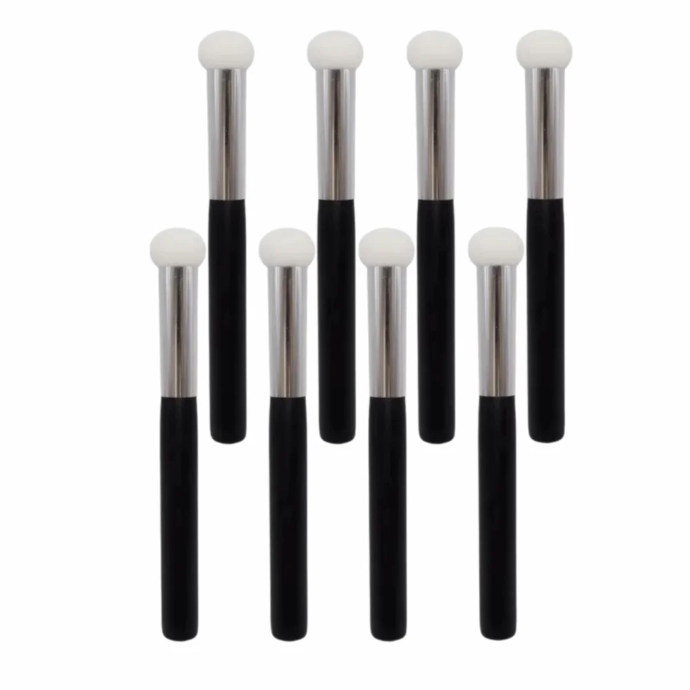 8Pcs Reusable Mushroom Head Cosmetic Brush Ergonomic Handle DIY Craft Sponge Art Brushes Soft Washable Makeup Sponge Applicator