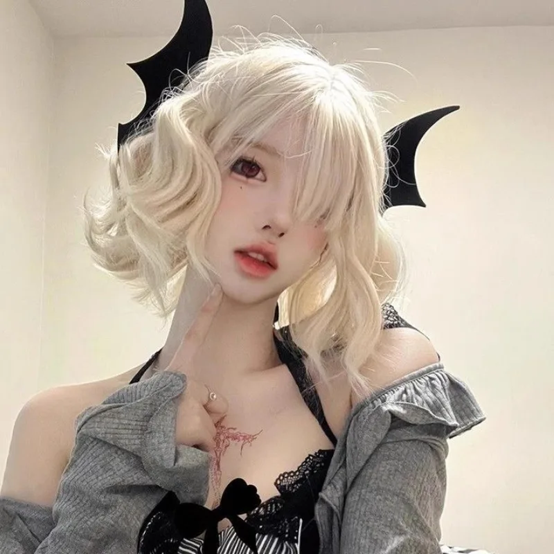 القوطية الظلام الشرير مشبك شعر Y2k الساخن فتاة سوداء المتضخم أجنحة الخفافيش Hairgrip دبوس الشعر كليب تأثيري اكسسوارات الدعائم هالوين #4