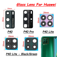 New For Huawei P30 Lite Camera Glass Lens With Glue Sticker For Huawei P20 P30 Lite P40 Pro Plus Camera Lens + Repalcement Tools