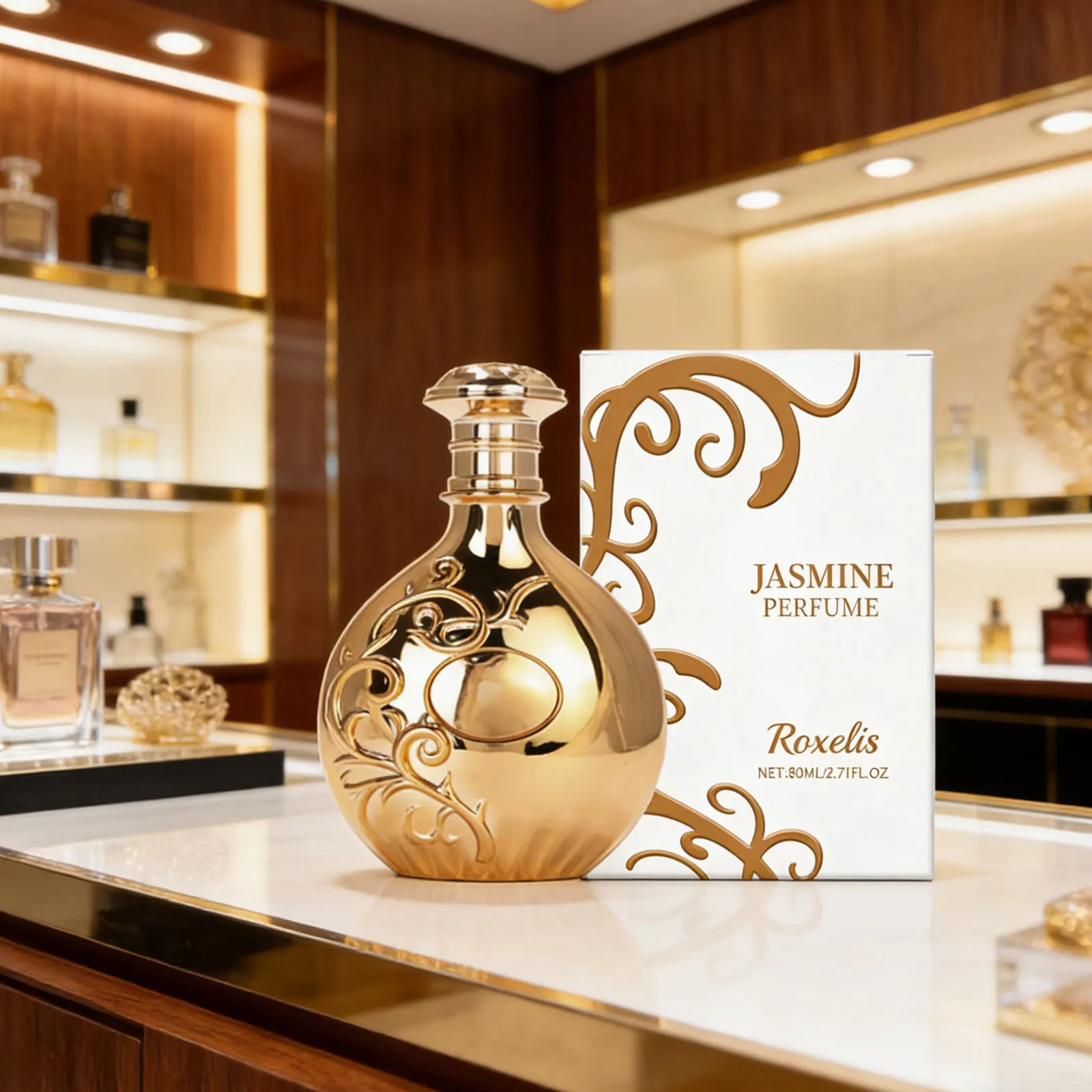 

Духи с ароматом жасмина - свежий жасмин как основная нота, стойкий аромат для подчеркивания элегантности. | Парфюмерная вода для женщин