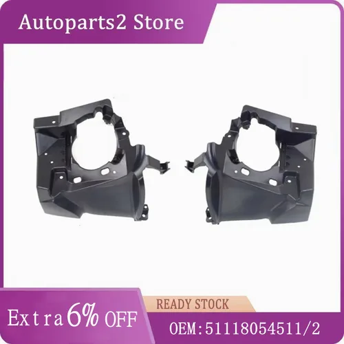 Imagen 1 del producto Nuevo soporte de montaje de marco de soporte de lámpara antiniebla delantera 51118054511 51118054512 para BMW 428i 2014-2016