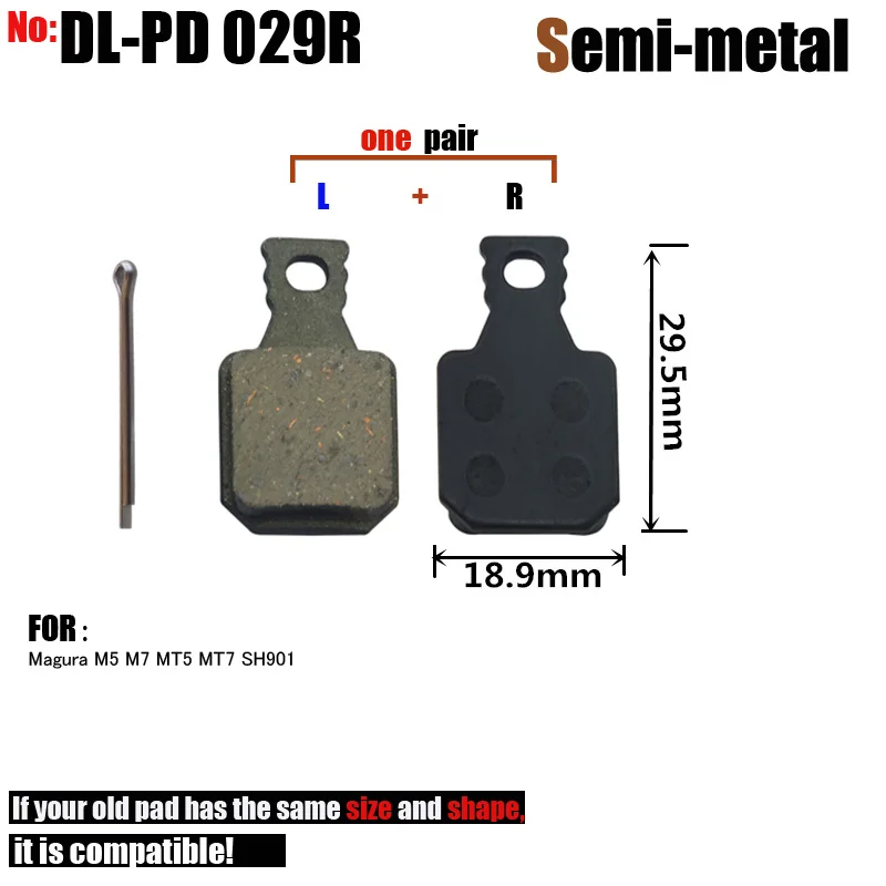 DELT 10 Pair Bicycle Disc Brake Pads,For Magura,M5,M7,MT5,MT7,SH901,MTB,Mountain,BIKE,Parts