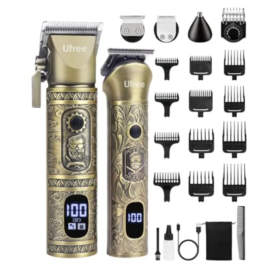 

Beard Trimmer for Men with Hair Clipper Professional Hair Clippers for Men and Hair Trimmers Cordless Electric Razor Mens Groom