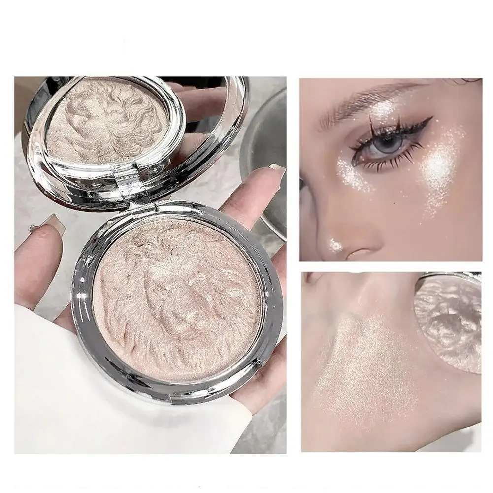 Polvere lucida lucida Glitter Evidenzia tavolozza contorno Shimmer Diamond Glow Evidenziatore Trucco contorno lucente naturale