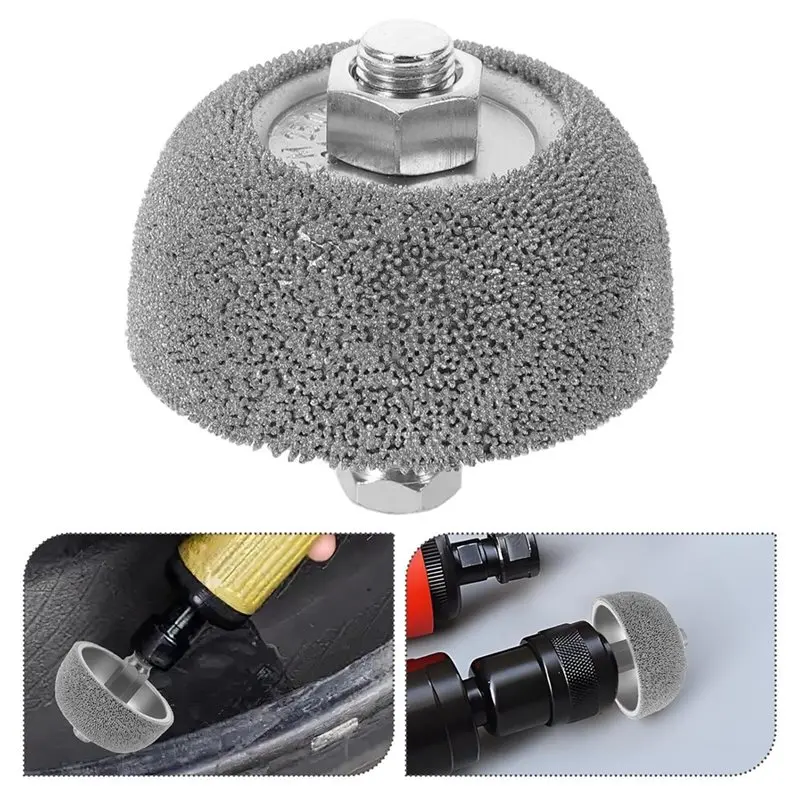

ABAH-Rotary Tire Buffing Wheel Abrasive Grinding Head For Tire Repair Tool For Tubeless Tyre Patch Applicator
