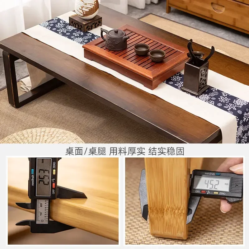 Mesa japonesa Kang Bay Window, mesa de fruta de té, piso del hogar, ventana de cocina plegable, muebles Tavola Da Pranzo