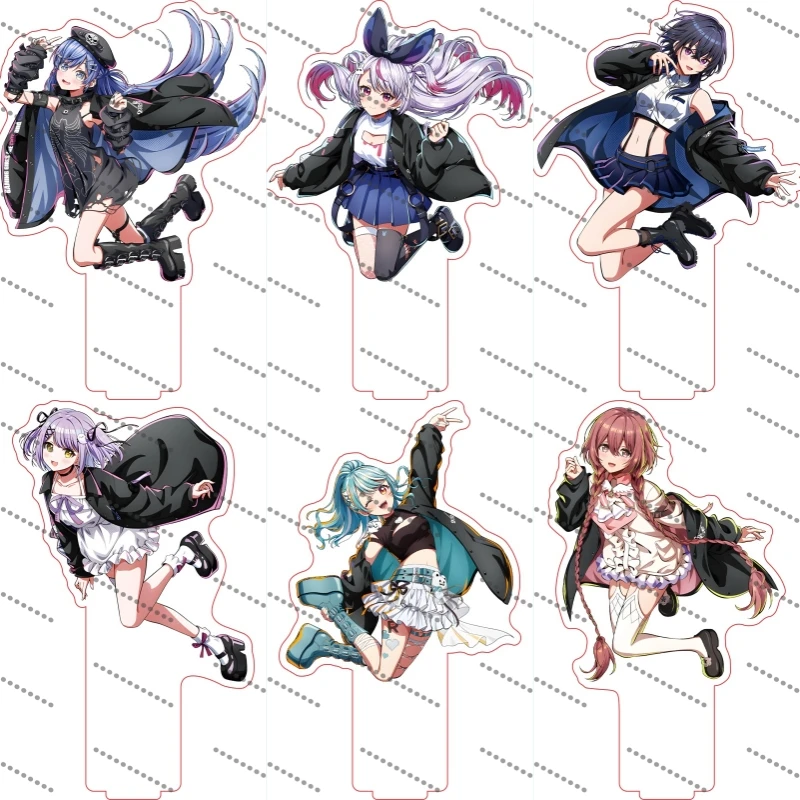 

New style Virtual YouTuber Hololive Anime Figures Shirakami Fubuki Natsuiro Matsuri Acrylic Stands Akai Haato Character Model