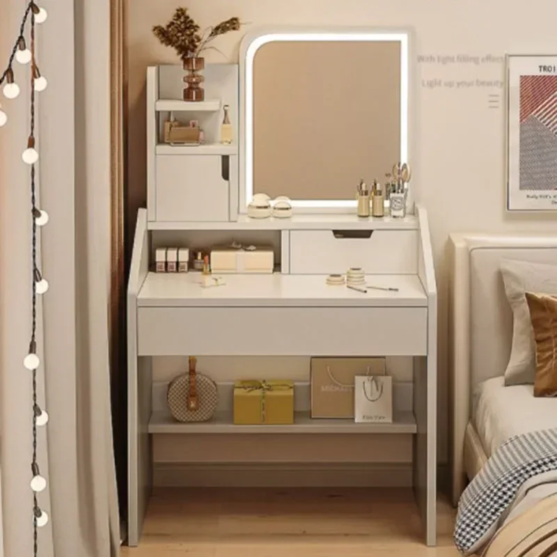 Tocador ligero multifuncional, organizador de Maquillaje, armario multifunción, muebles de dormitorio