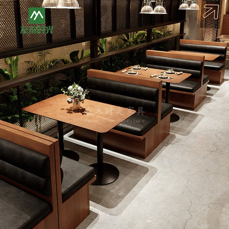 

Ретро западный ресторан, карточное сиденье, диван, индустриальный стиль, легкая еда, простой магазин продуктов питания, стол и стул, комбинация кофейни, бар