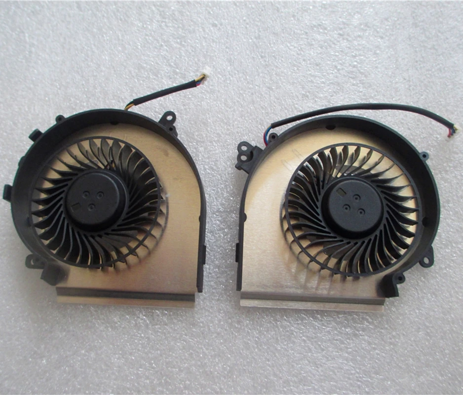 Original Laptop CPU ventilador de refrigeração, ventilador GPU para MSI, GE62MVR, GE72MVR, 7RG, PAAD06015SL, 0.55A, 5VDC, N374, N376, MS-16JC, Novo