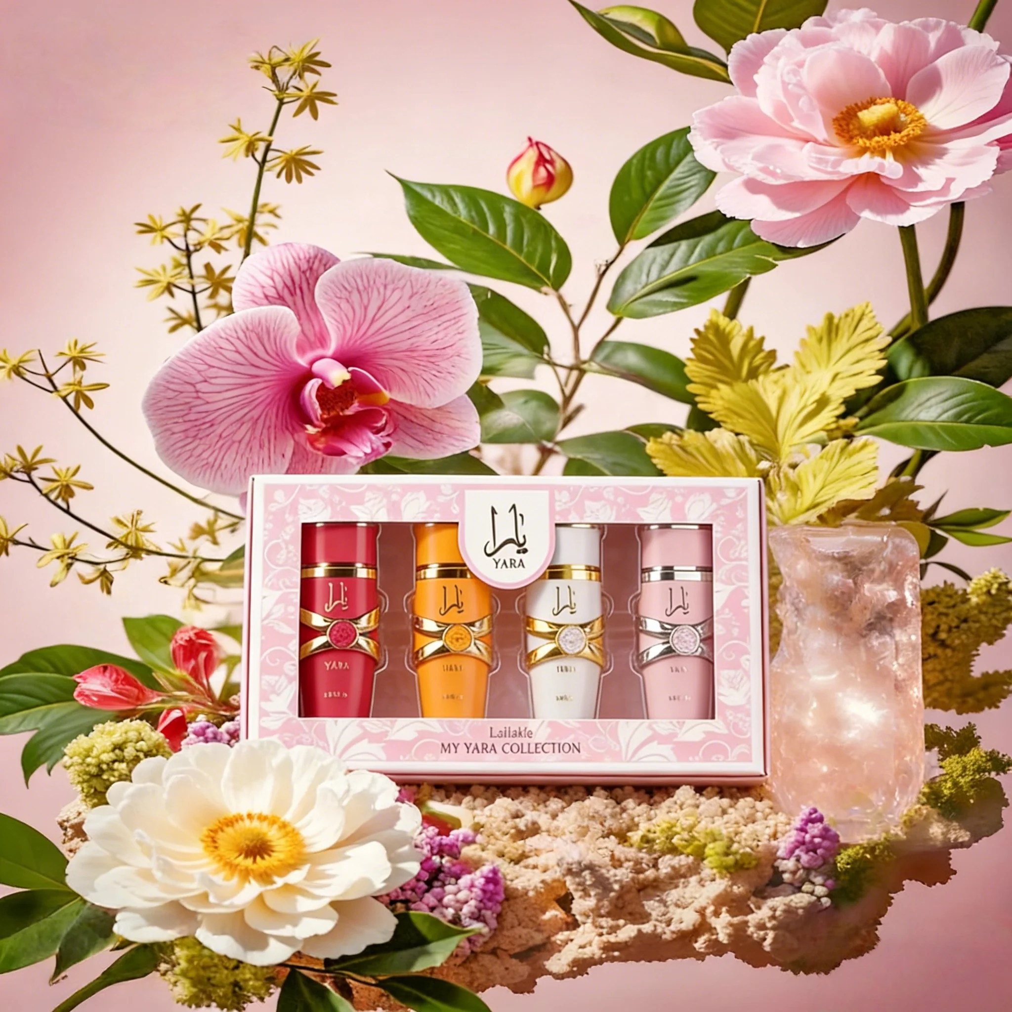 

Floral Fruity Gourmand Collection Women's Perfume Gift Set – 4×25ml, Long-Lasting Eau de Parfum
