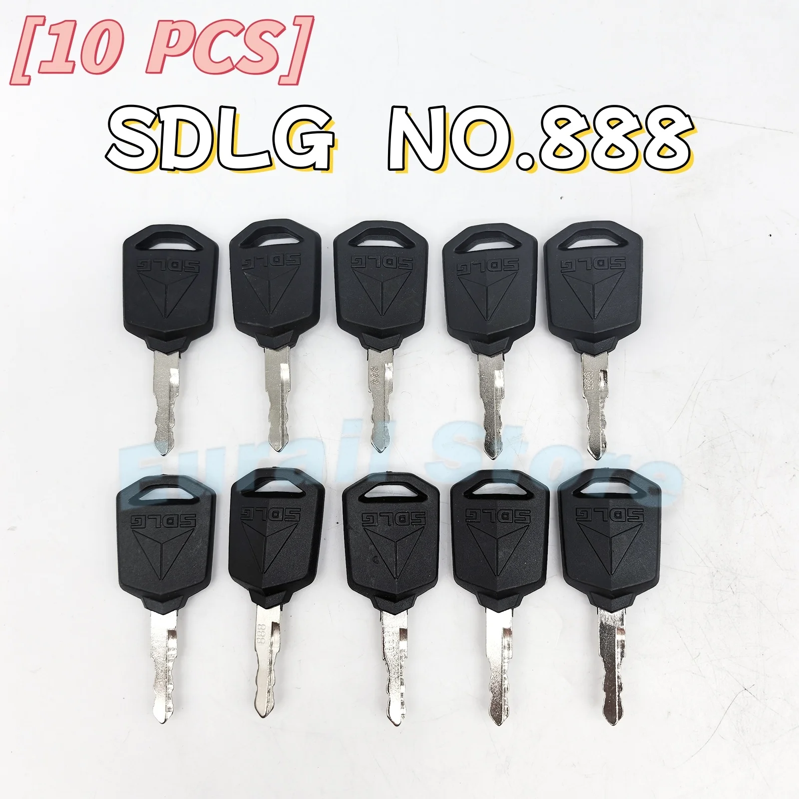 

10 шт. для SDLG 888 запуск ключей ключ экскаватора 55 60 75 135 205 215 универсальный зажигание зажигания, ключ дверного замка