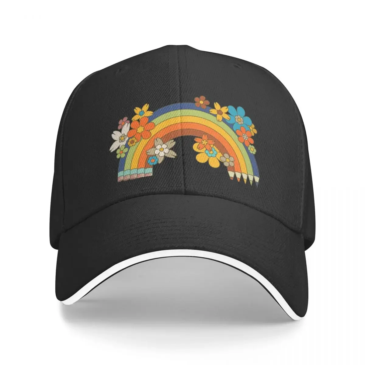 RAINBOW COLOR PENCILS Baseball Cap custom Hat cute For Women Men's