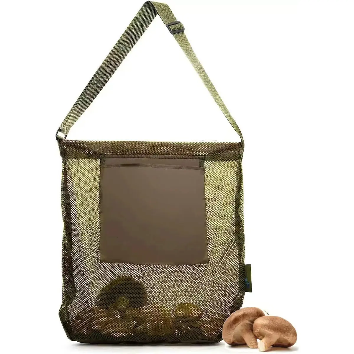 Mushroom Hunting Net Bag Harvest Mushroom Basket Collection Bag Large Capacity Mesh Garden Fruit Picking Bag