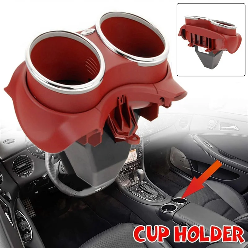

ABUM-A21968004149051 Vacuum Cup Holder Center Console Drink Holder Car For CLS C219 CLS55 CLS63 2006-2011