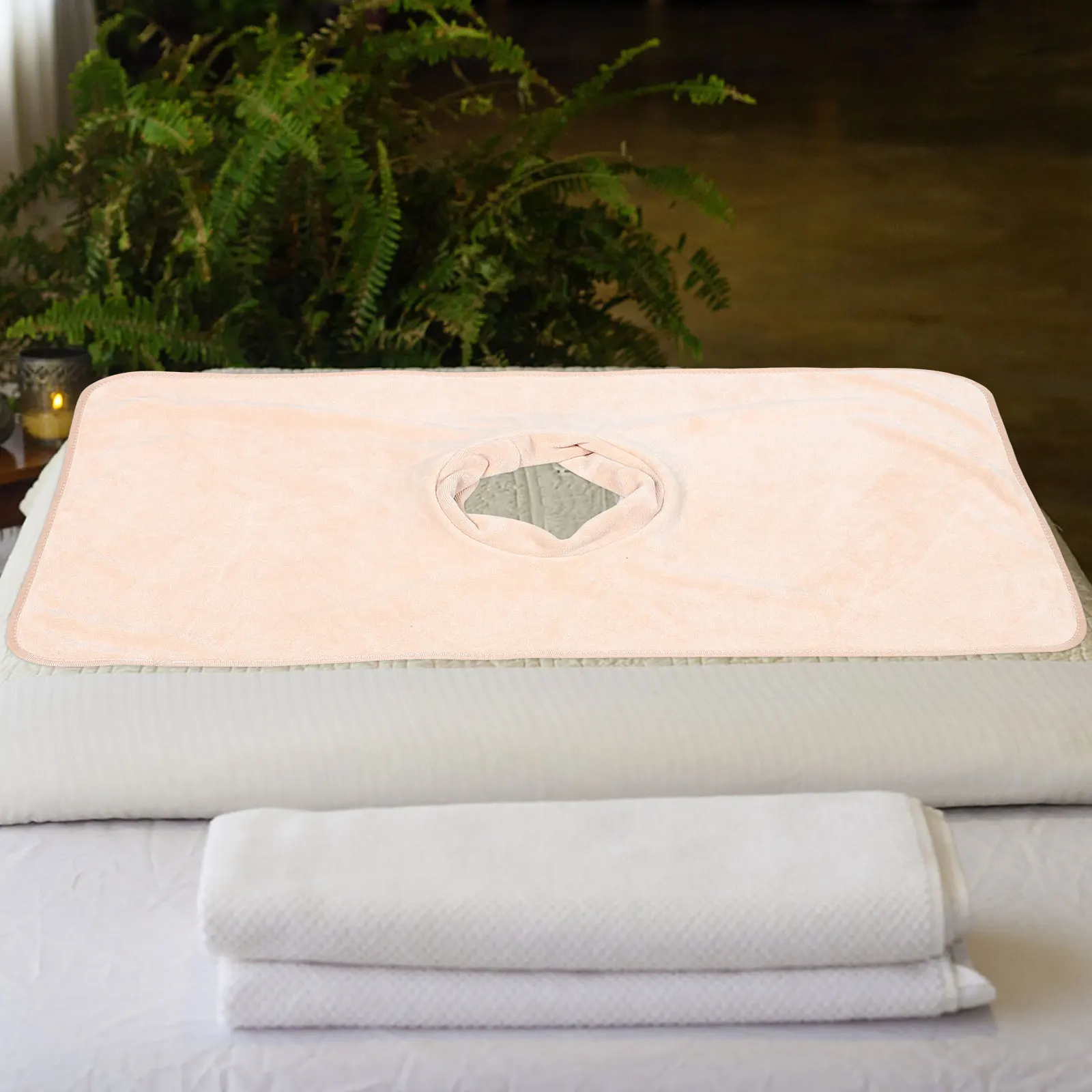 

Pillow Cover Special Party Towels for Beauty Salons Cloth Hole Pad Reusable Facial