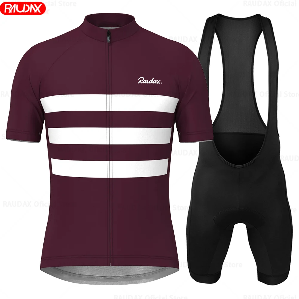 

2025 Road Bike Jersey Set Youth Cycling Clothing Summer MTB Team Clothes Short Sleeve Uniform Triathlon Skinsuit Ropa De Hombre