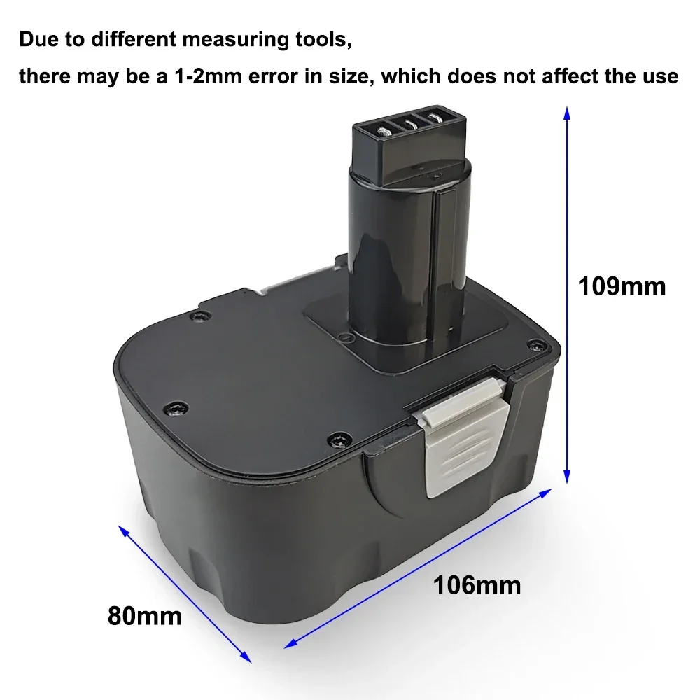 14.4V 6800mAh battery NI-CD  Rechargeable Power Tool Battery for Interskol 14.4V Cordless Drill Battery