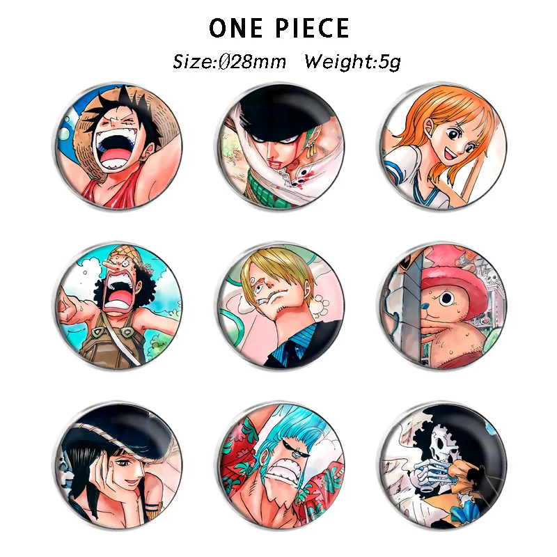 

Оптовая продажа: Аниме-значки One Piece, броши с кристаллами, подвески, аксессуары, украшения, значки с Луффи, Зоро, Нами, подарки для косплея, коллекционные предметы