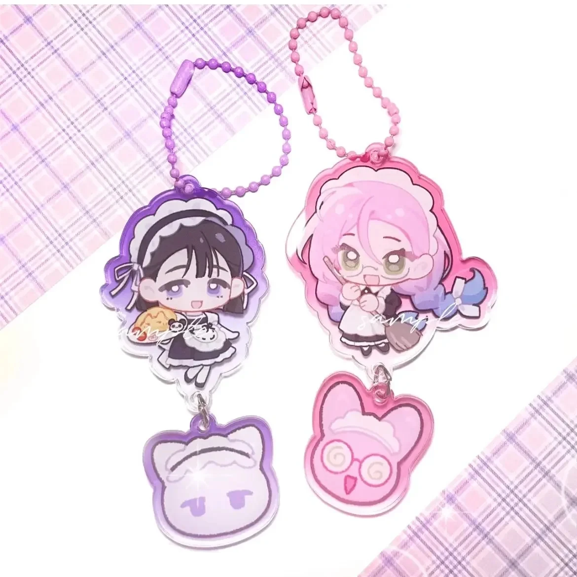LLavero de acrílico de cómic ALIEN STAGE Mizi Sua, llavero con dije, mochila versátil de dibujos animados, colgante, pantalones, accesorios de decoración, regalo