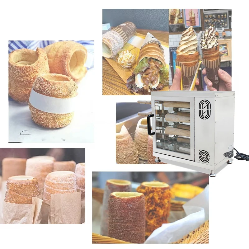 

Factory Sales Chimney Cake Machine, Stainless Steel Bread Roll Oven, And Snack Machine