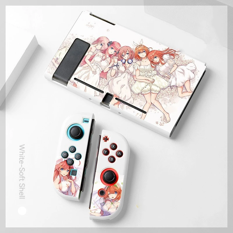 Case For Nintendo Switch OLED Accessories Japanese Manga Protective Case TPU Joycon Shell For Switch Accessories Console Games