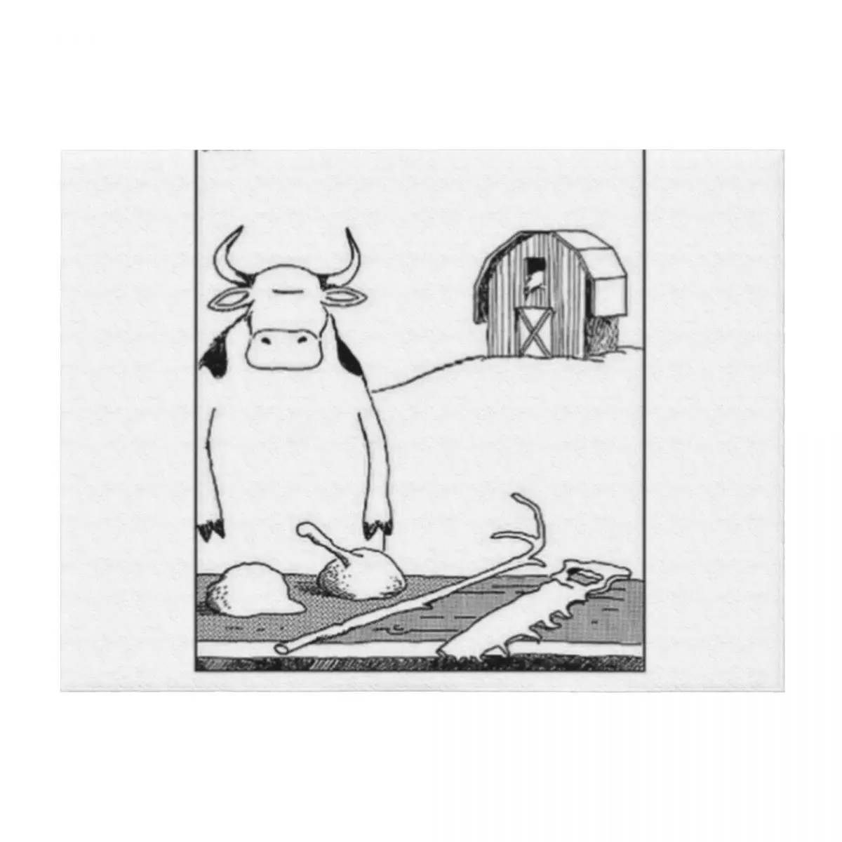 

Cow tools Throw Blanket Decorative Beds Hairy Retros cosplay anime Blankets