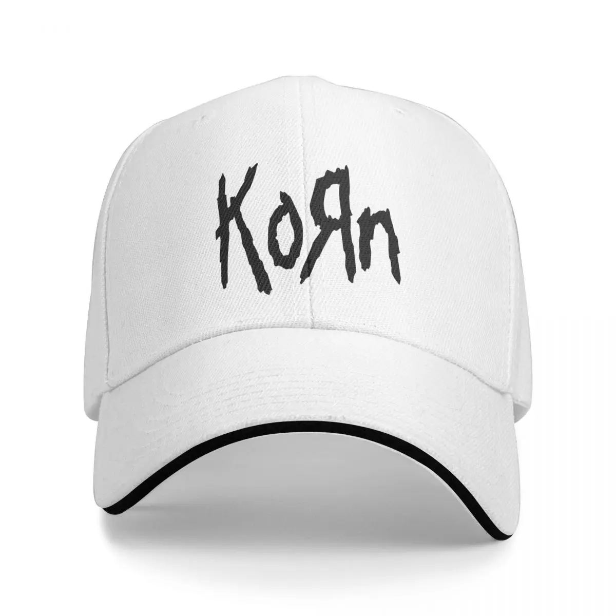 Korn Logo Baseball Caps Casual Rock Music Sandwich Hat Unisex Adjustable Dad Hat Activities